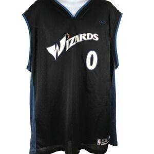 Reebok Gilbert Arenas‎ Washington Wizards NBA Jersey 2XL Black Blue 0